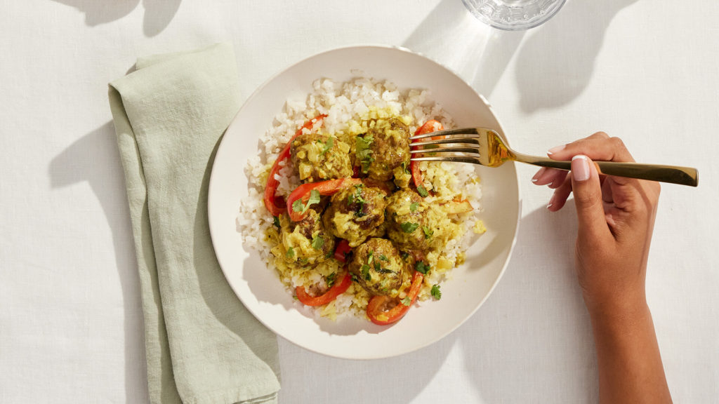 Creamy Curry Meatballs