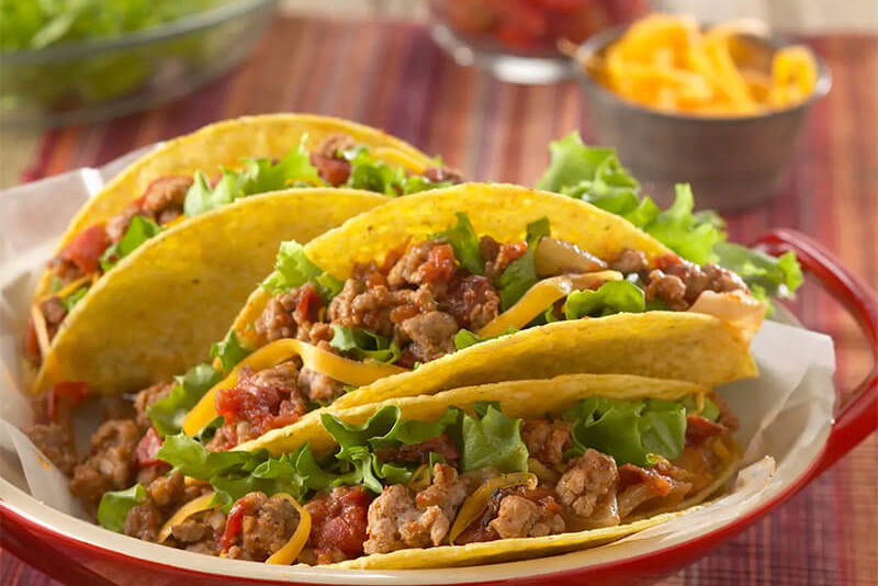 Ground Pork Tacos