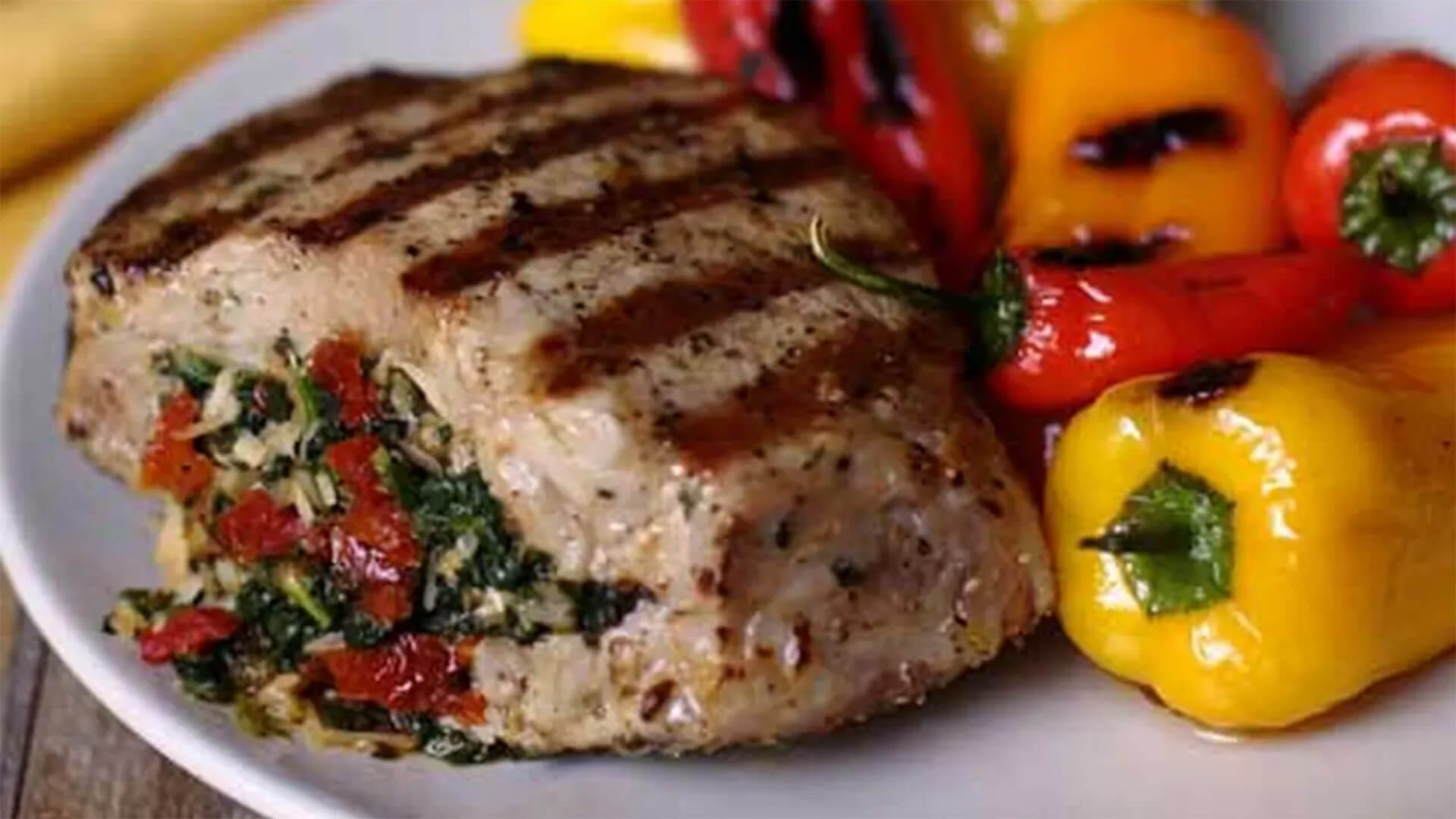 Italian-Inspired Stuffed Pork Chops - Soulful Pork