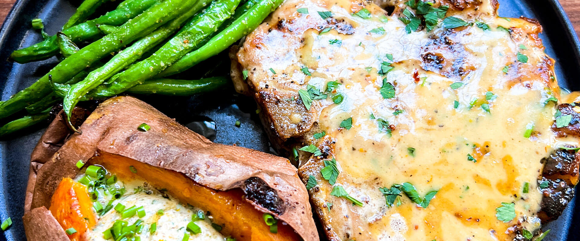 Brandy Maple-Dijon Pork Loin Chops - Soulful Pork