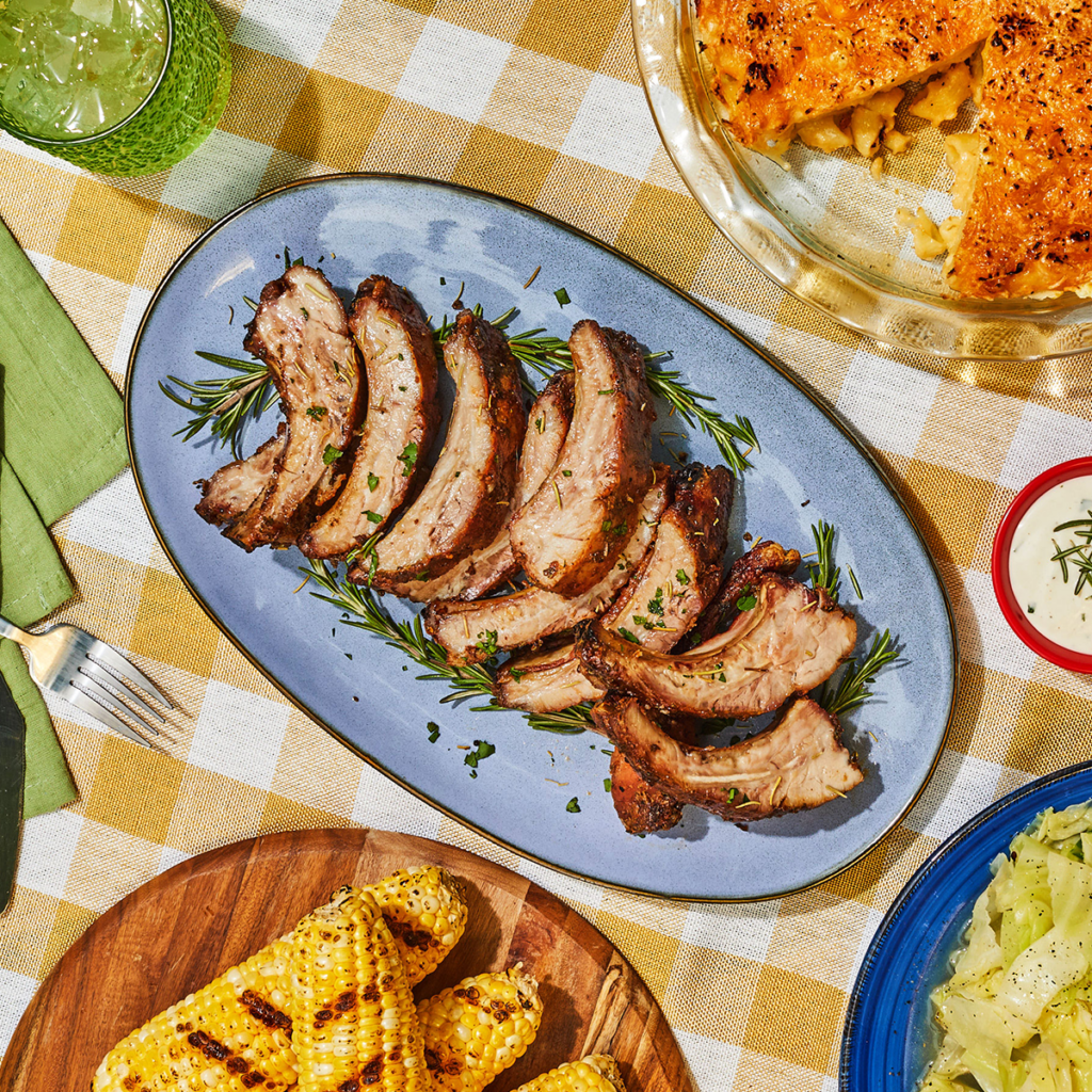 Rosemary Ranch Grilled Ribs